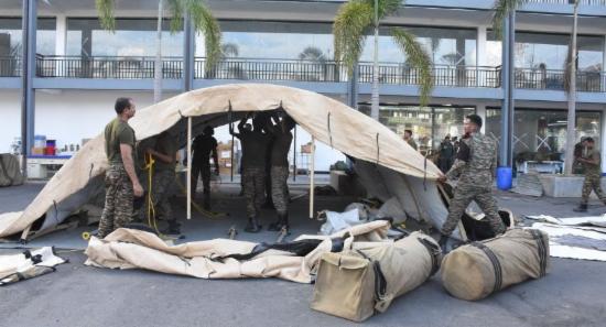 Indian Medical Team Sets Field Hospital Near Kandy